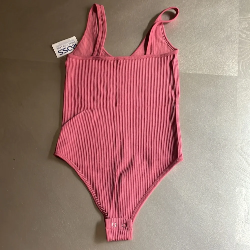 5 for $25 💴Mauve body suit with snaps - Picture 4 of 6